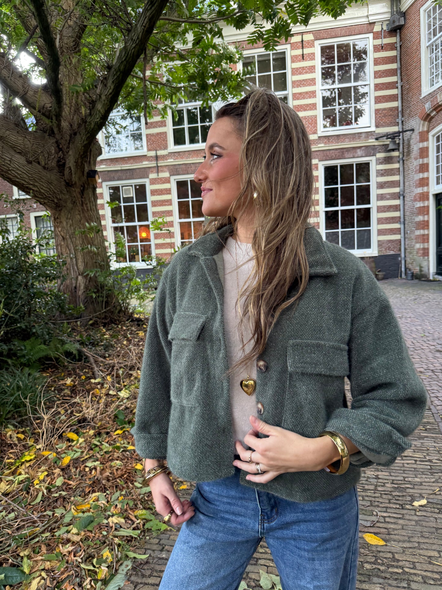 Bibi jacket green - Project 35