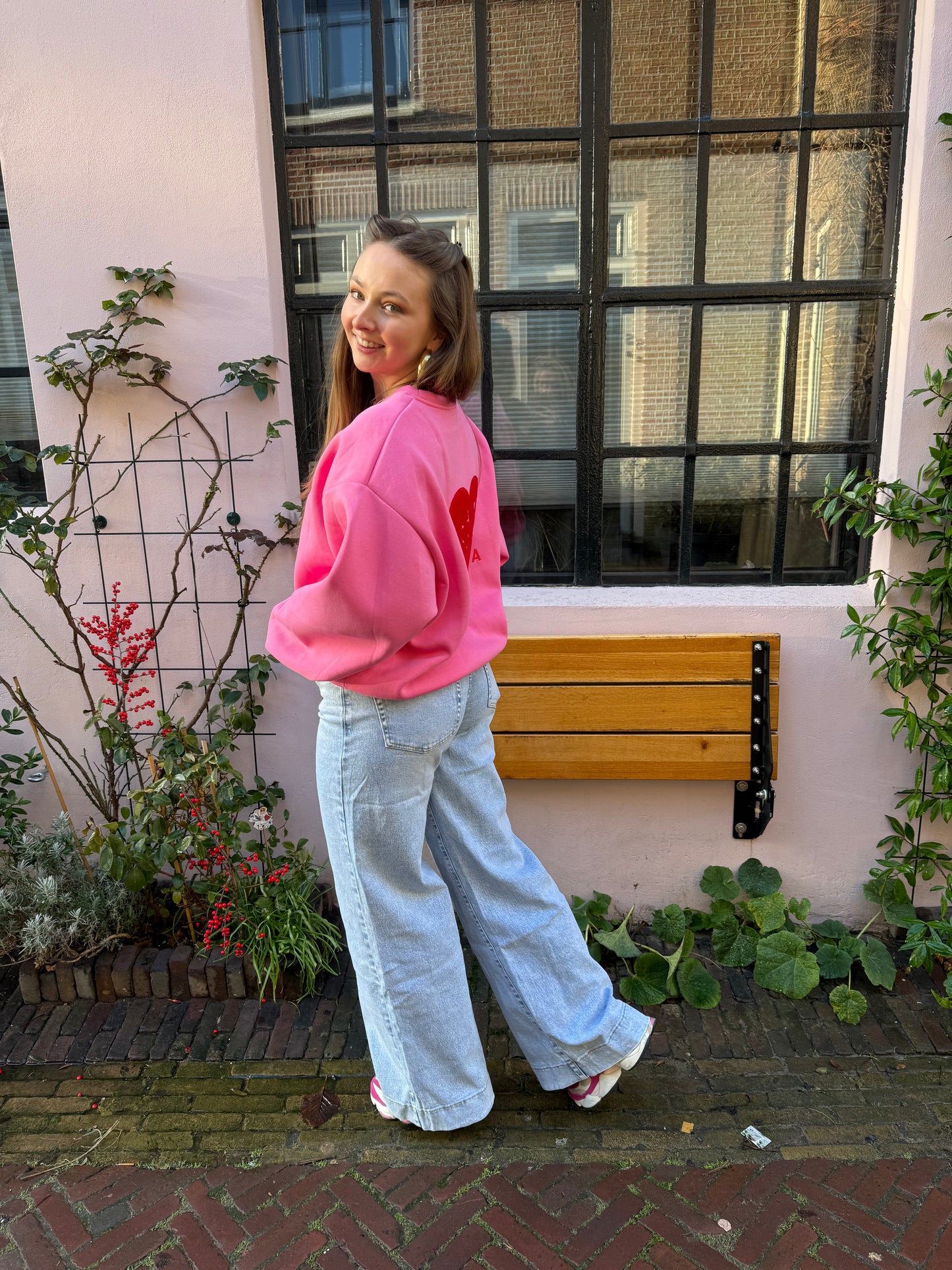 La dolce vita sweater roze