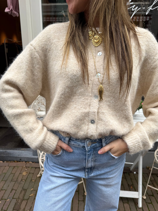 Gigi cardigan ecru - Project 35