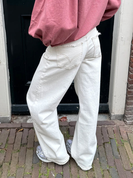 Alix ballon jeans off white
