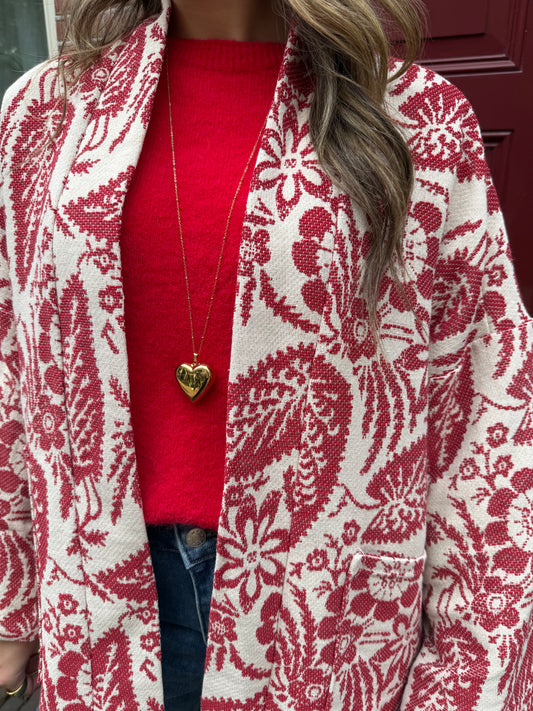 'Big love' ketting lang goud - Project 35