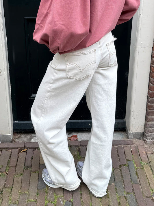 Alix ballon jeans off white - Project 35
