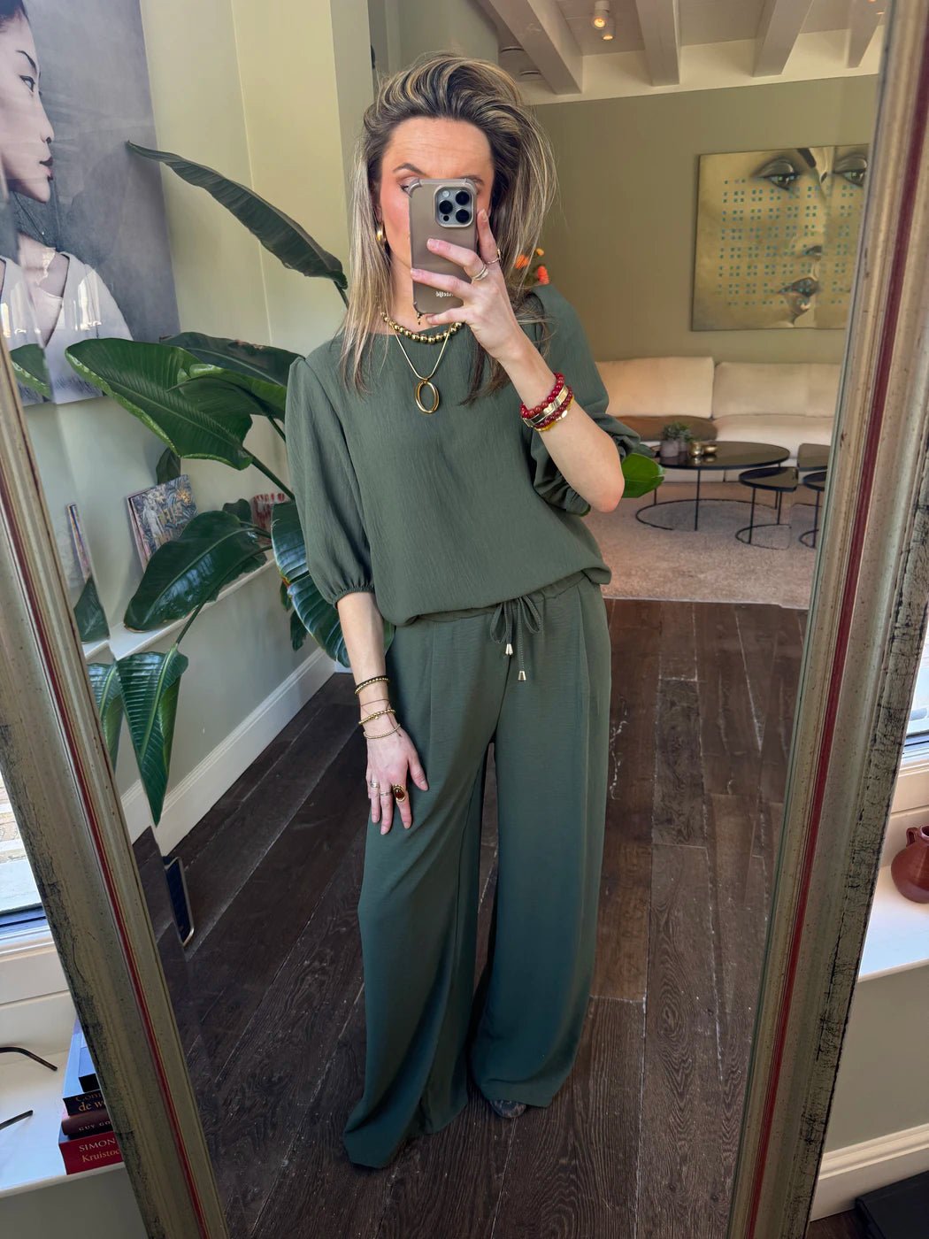 Bonnie co - ord set groen - Project 35