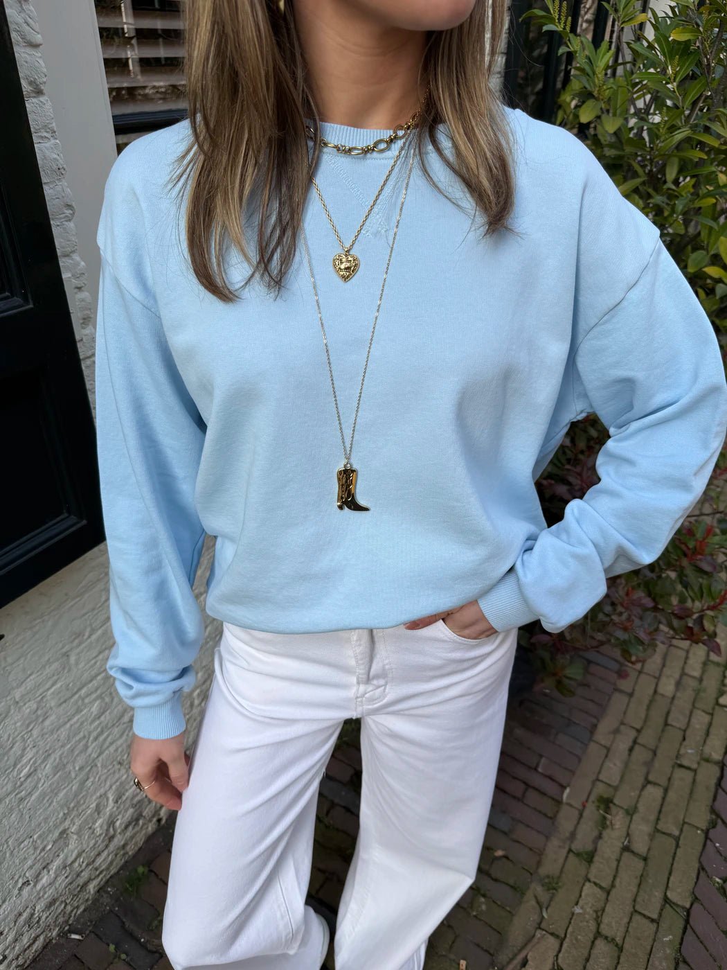 Cato sweater lichtblauw - Project 35