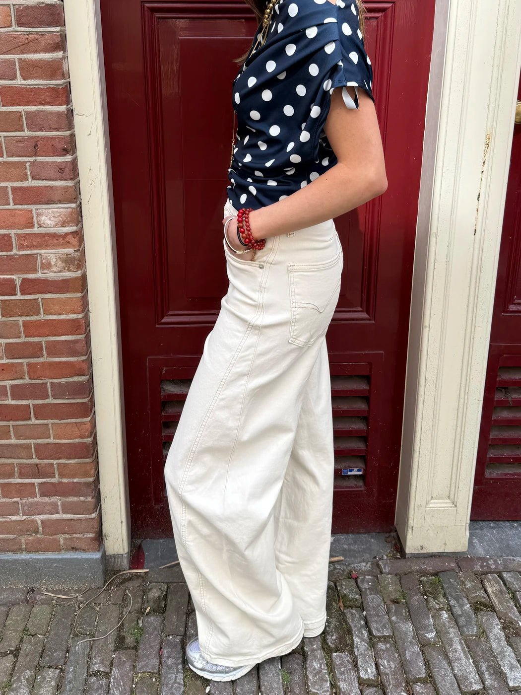 Drew barrel jeans white - Project 35