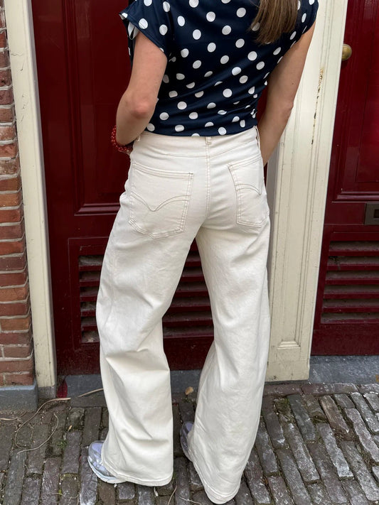 Drew barrel jeans white - Project 35