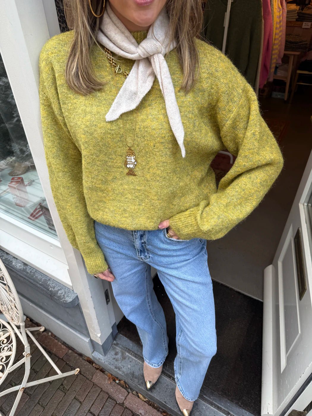 Febe knit olive green - Project 35