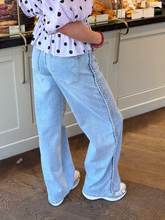 Juna wide leg jeans braid - Project 35
