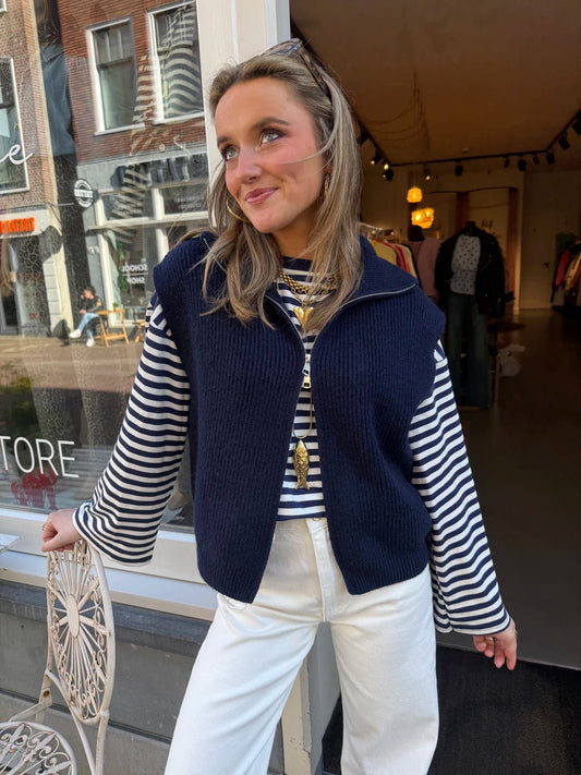 Lux spencer navy rits - Project 35