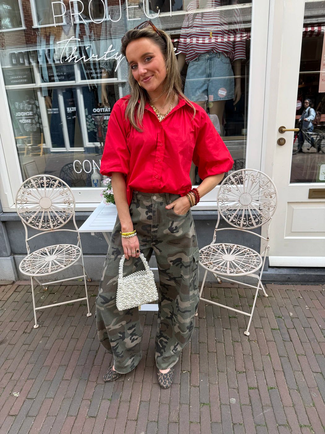 Lynn blouse rood - Project 35