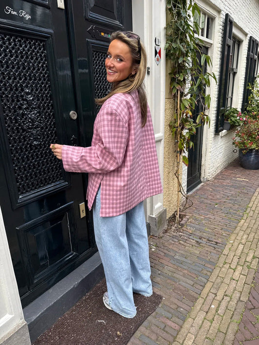 Sam boxy blazer roze - Project 35