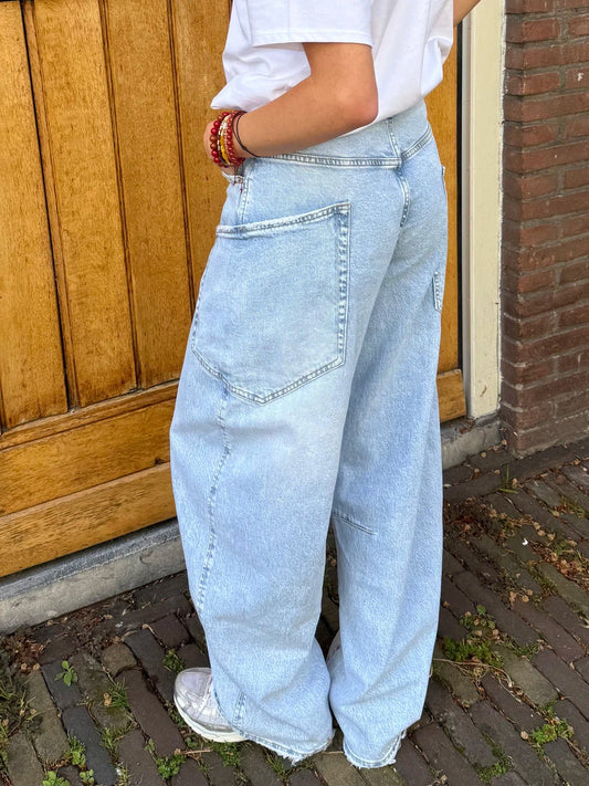 Sky cargo jeans light blue - Project 35