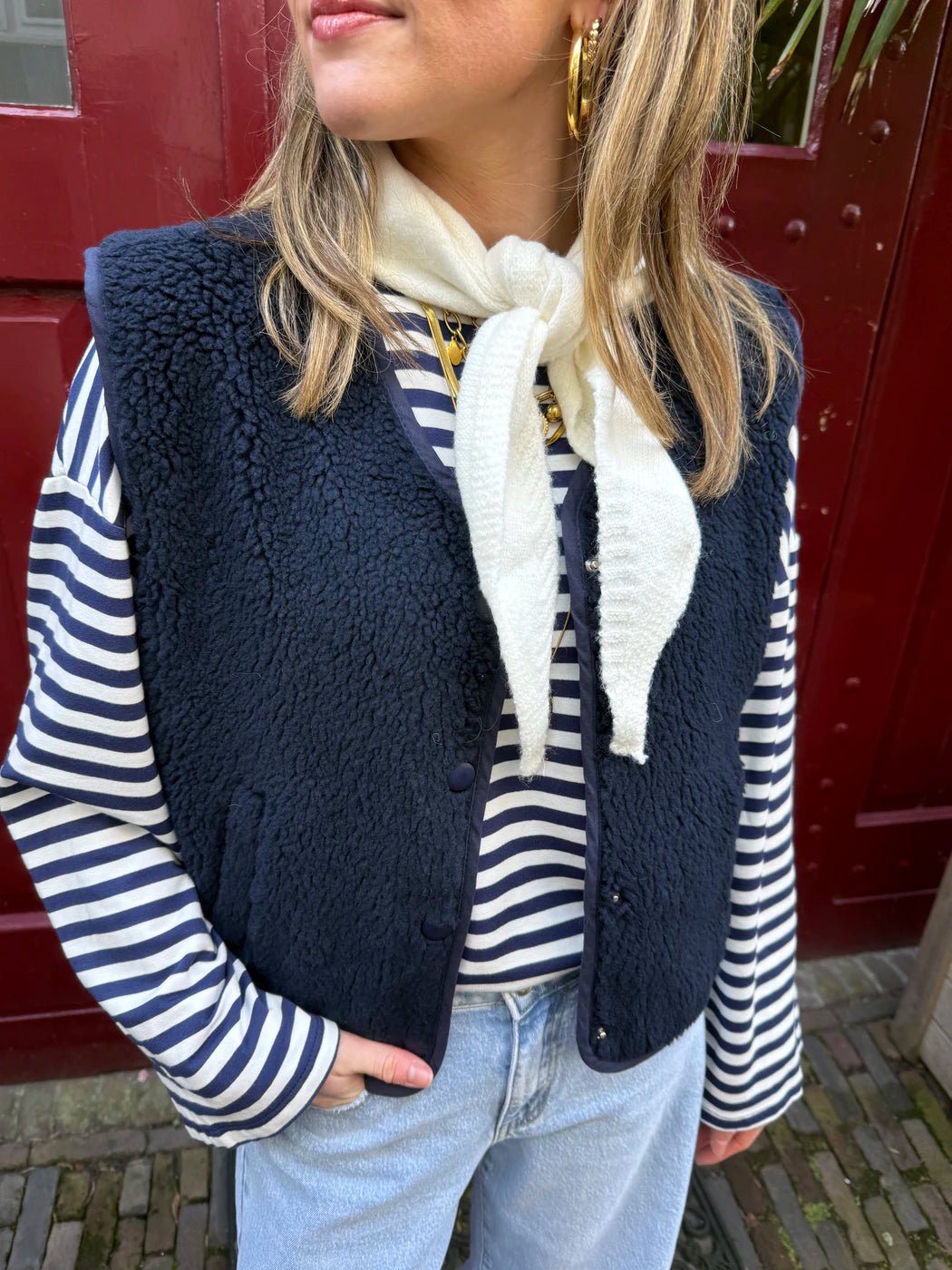 Teddy gilet navy - Project 35