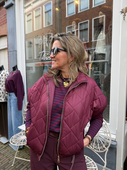 Coco bodywarmer cherry