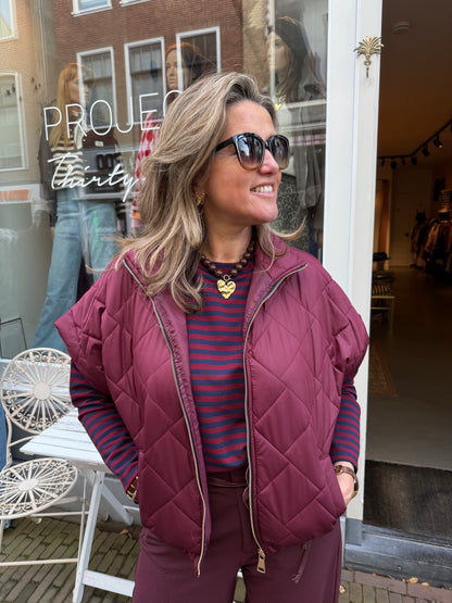 Coco bodywarmer cherry