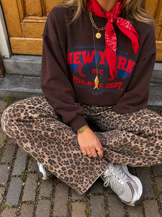 New York sweater choco