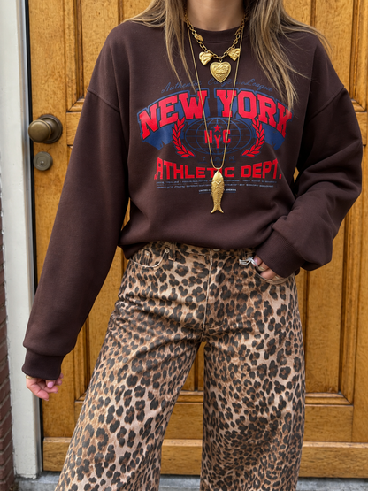 New York sweater choco