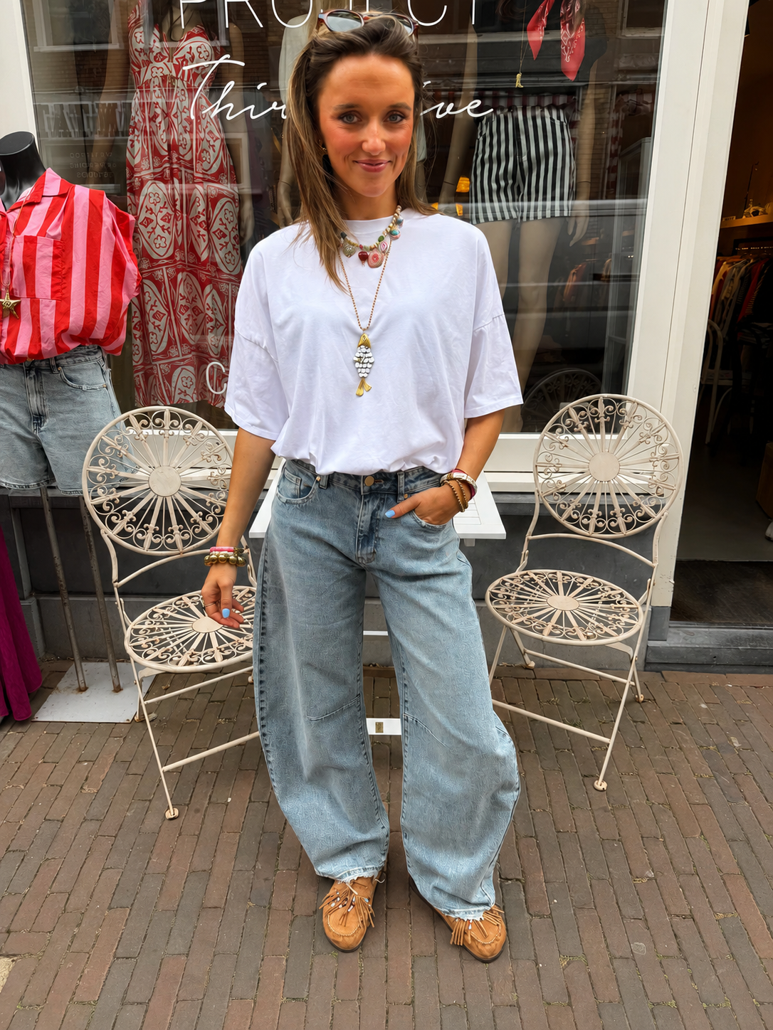 Alix barrel balloon jeans dark blue