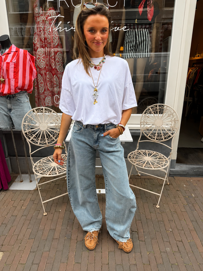 Alix barrel balloon jeans dark blue