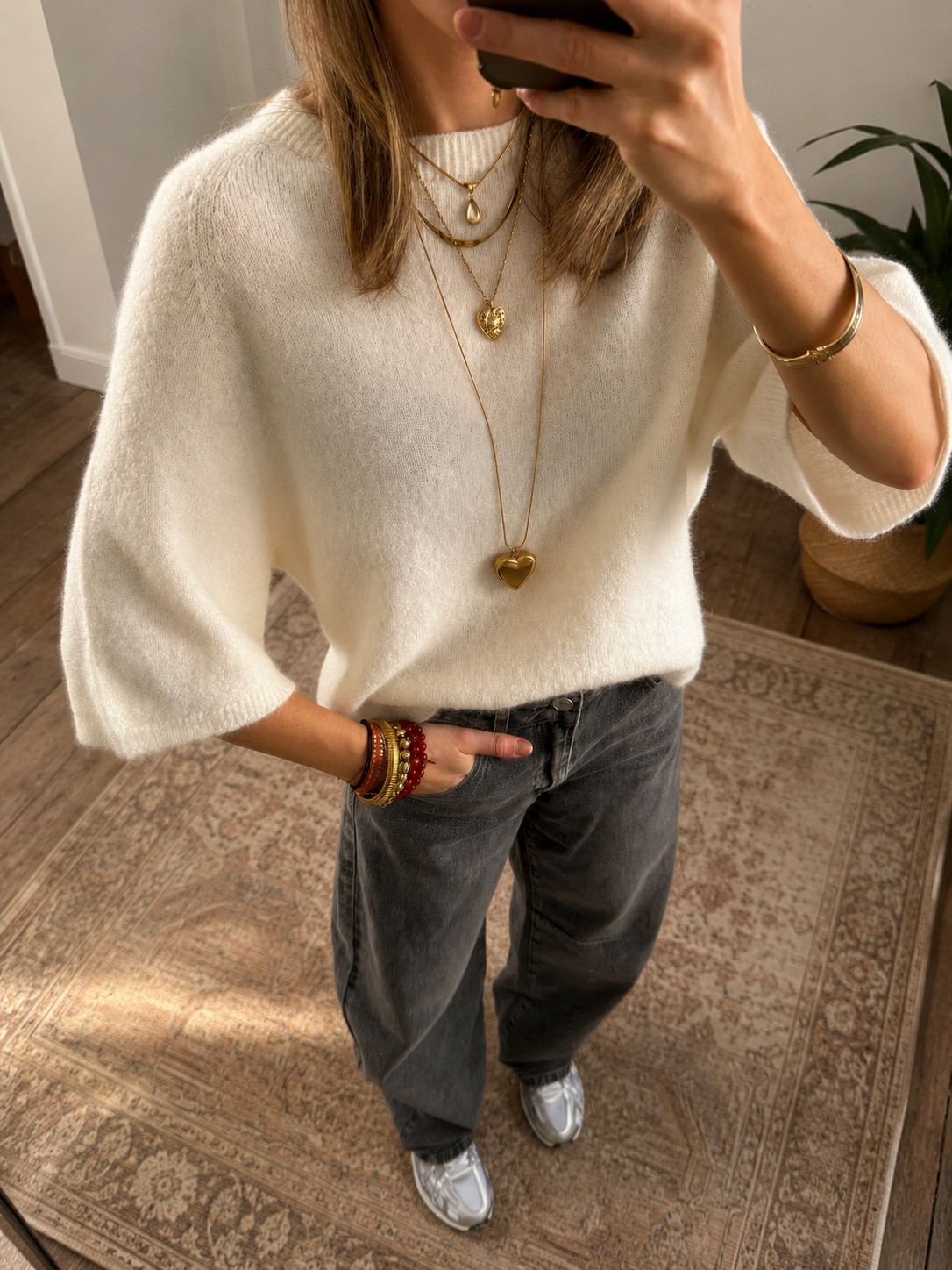 Bella knit white