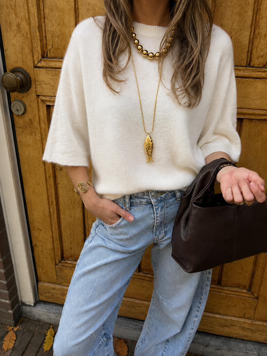 Bella knit white
