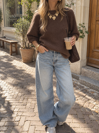 Bella knit choco