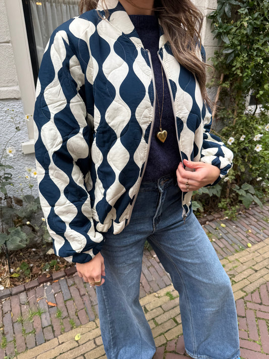 Olivia bomber navy