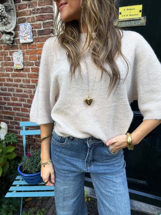 Bella knit ecru