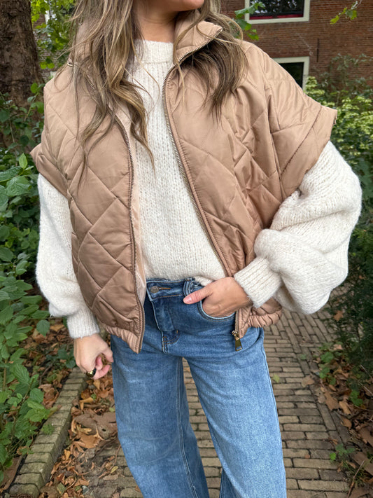 Coco bodywarmer beige