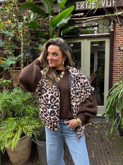 Coco bodywarmer leopard