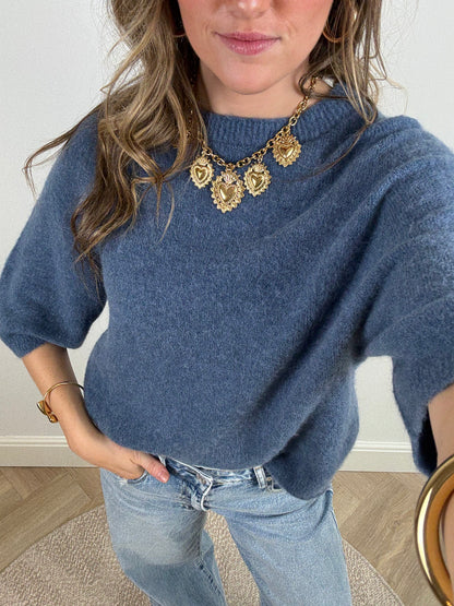 Bella knit blue