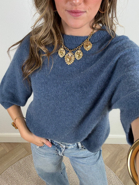 Bella knit blue