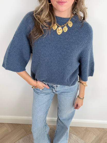 Bella knit blue