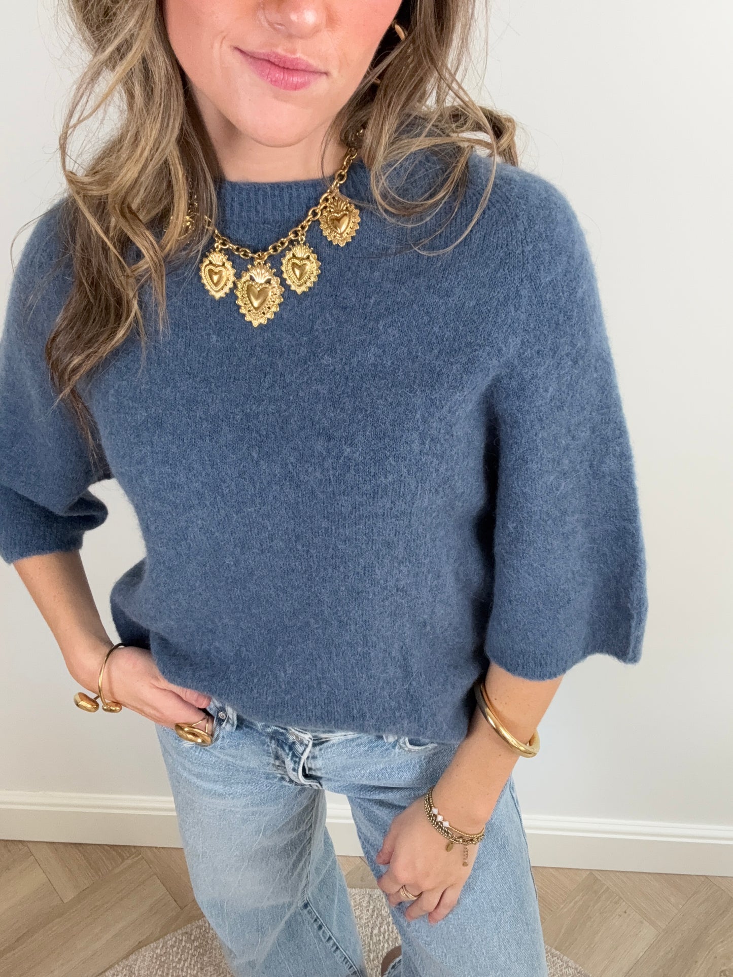 Bella knit blue