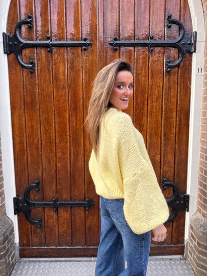 Nova knit butter yellow