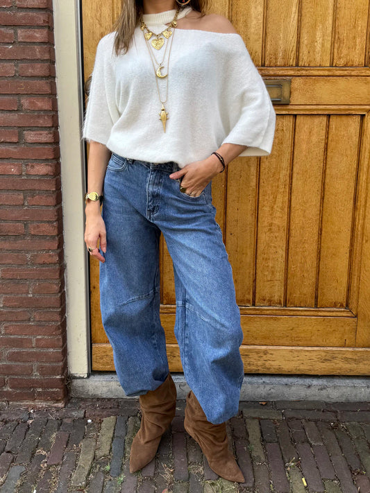 Kensi barrel jeans dark blue