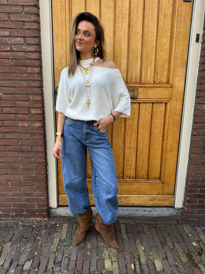 Kensi barrel jeans dark blue