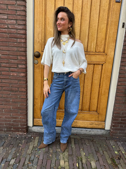 Kensi barrel jeans dark blue