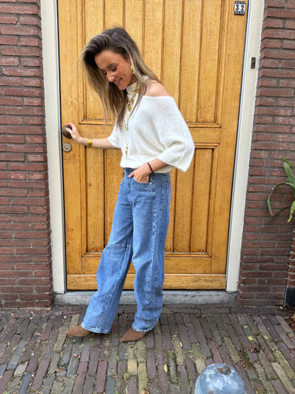 Kensi barrel jeans dark blue