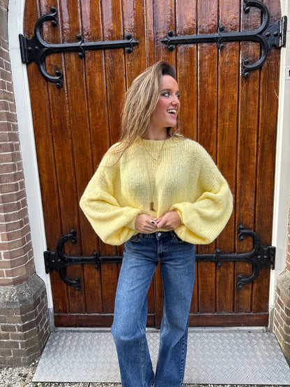 Nova knit butter yellow