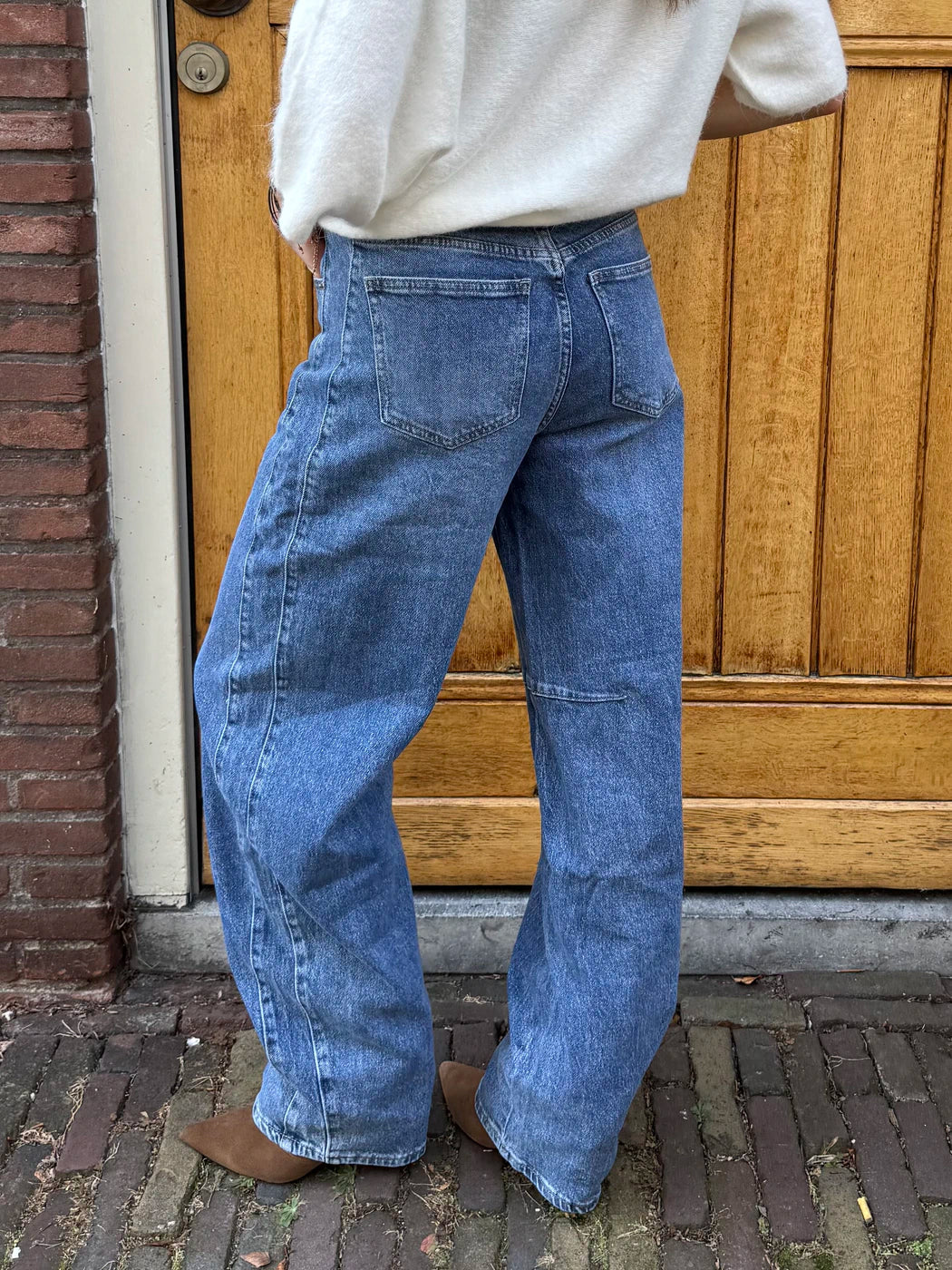 Kensi barrel jeans dark blue