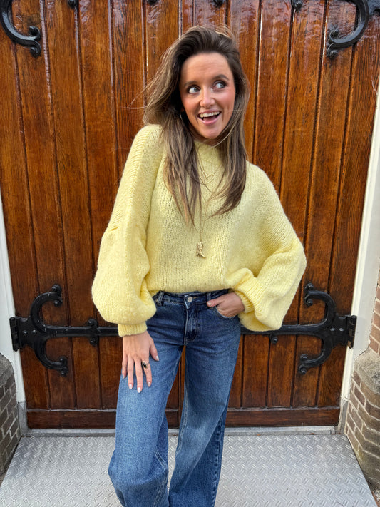 Nova knit butter yellow