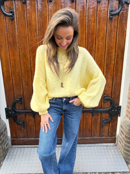 Nova knit butter yellow