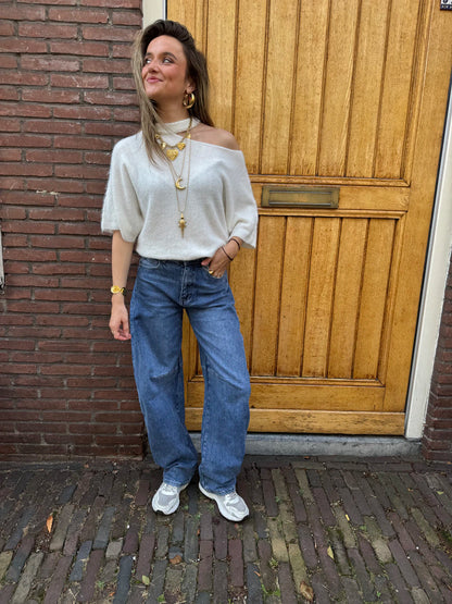 Kensi barrel jeans dark blue
