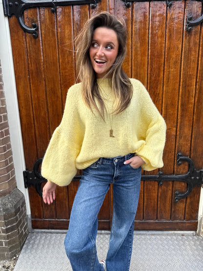 Nova knit butter yellow