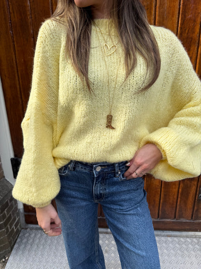 Nova knit butter yellow