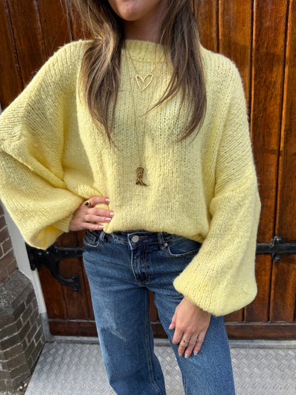 Nova knit butter yellow