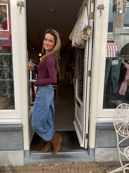 Vieve longsleeve cashmere bordeaux
