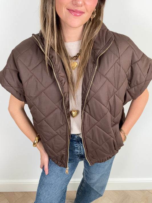 Coco bodywarmer brown