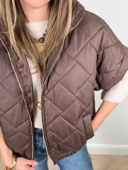 Coco bodywarmer brown
